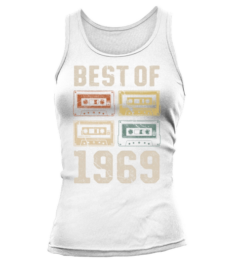 Best Of 1969 Birthday Cassette Tape Tank top Woman