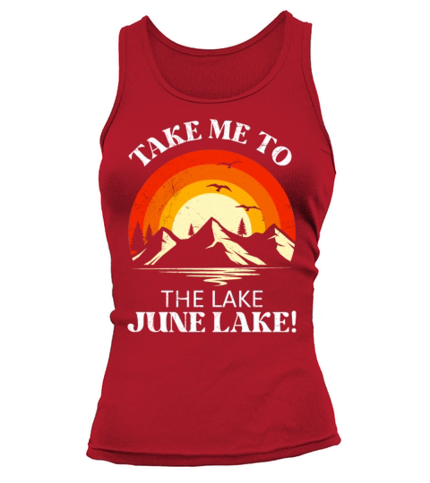 JUNE LAKE CALIFORNIA Fan Vintage Nevada June Tank top Woman