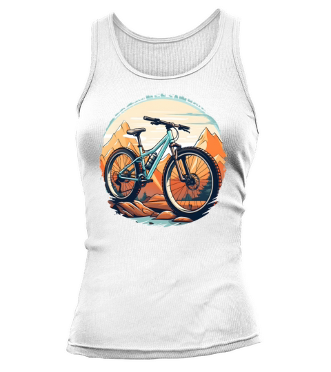 Mountain Biking Sketch Vintage Style Tank top Woman