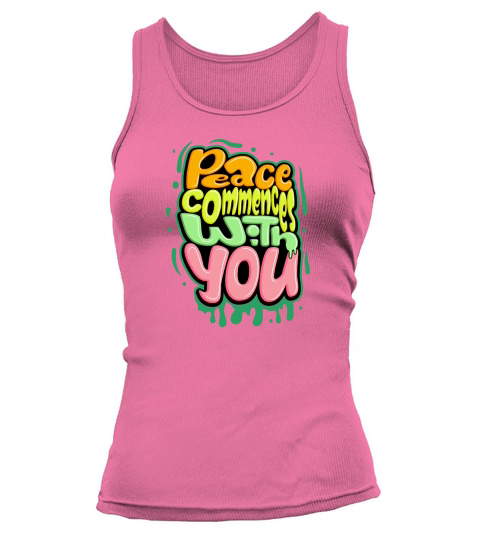 Peace commences with you Tank top Woman