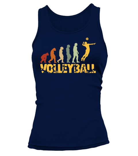 Volleyball Evolution volleyballs balls Vintage Tank top Woman