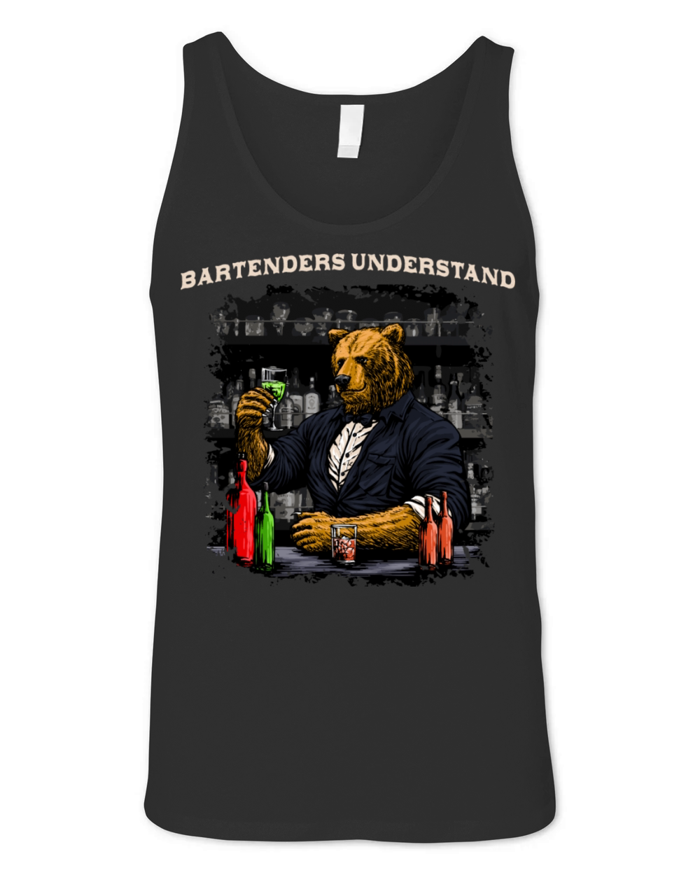 Bartenders Understand Funny Bartending Humor Mixol Unisex Jersey Tank