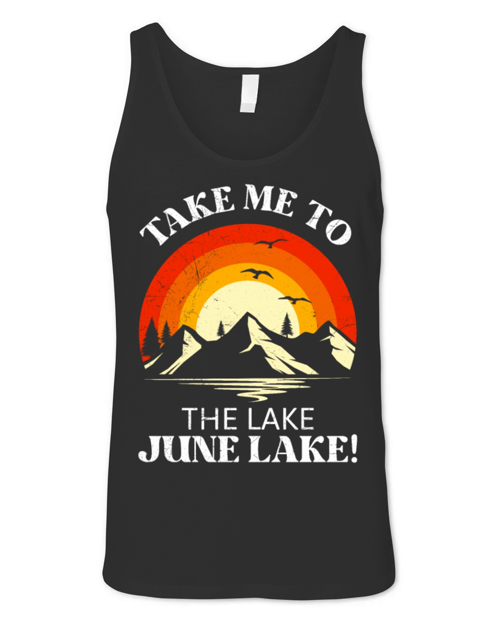 JUNE LAKE CALIFORNIA Fan Vintage Nevada June Unisex Jersey Tank