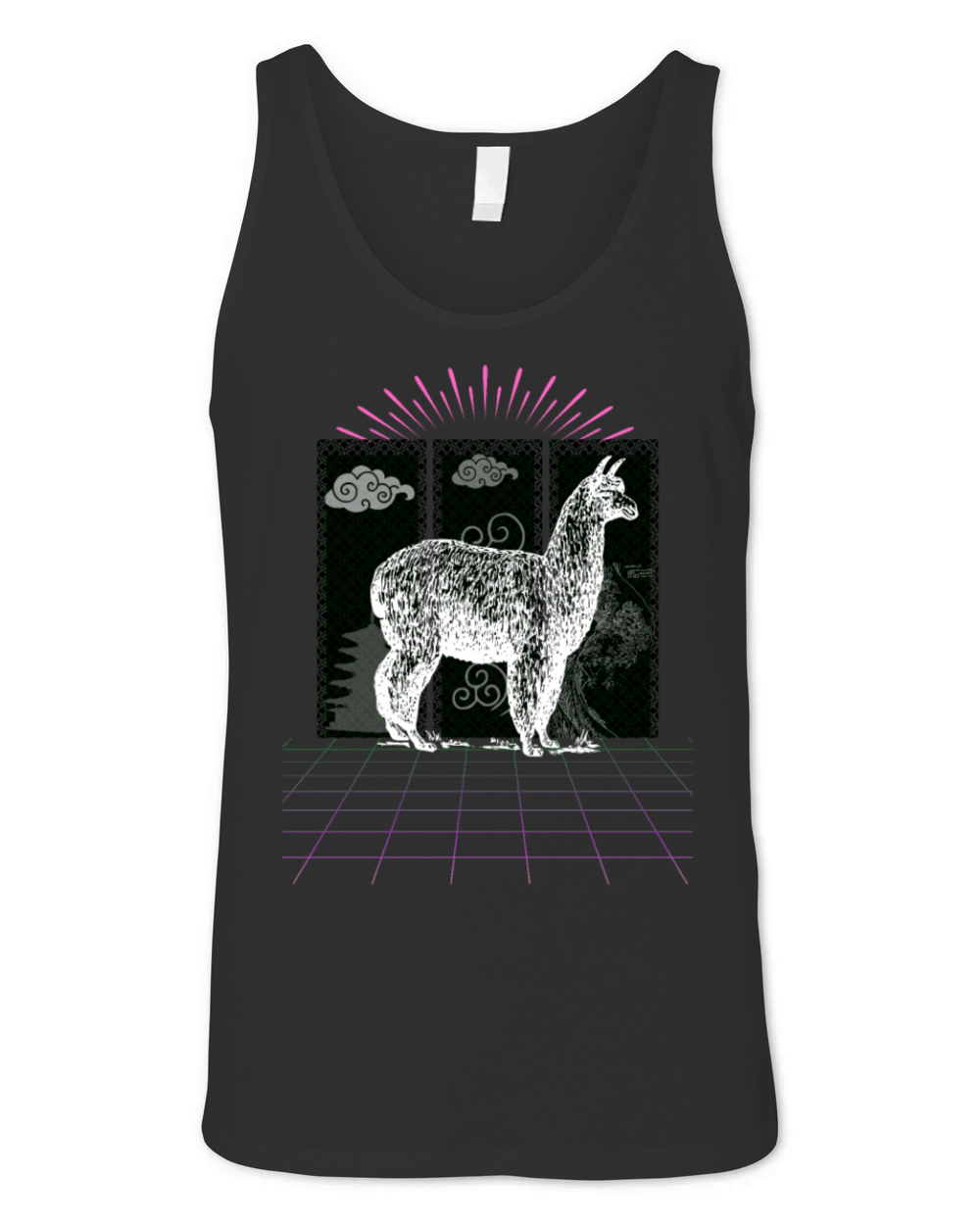 vintage alpacas Unisex Jersey Tank