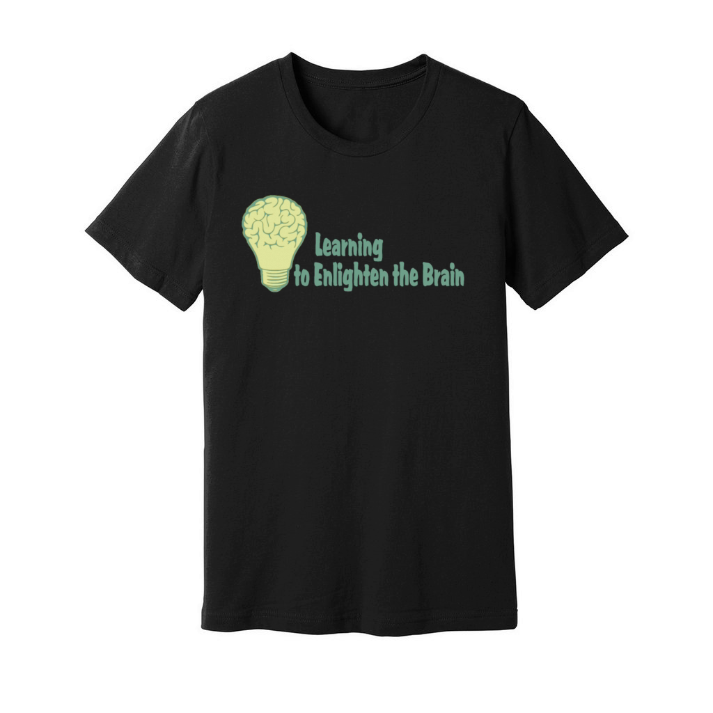 Learning to Enlighten the Brain Unisex Jersey Tee