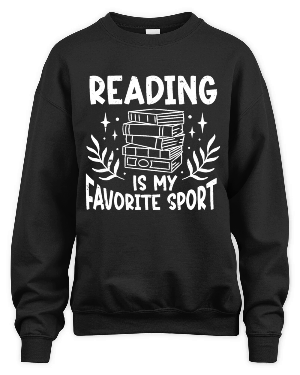 Reading Is My Favorite Sport Bookworm Unisex Premium Crewneck Sweatshirt