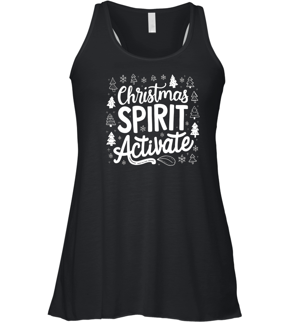 Christmas spirit activate Women's Flowy Tank Top