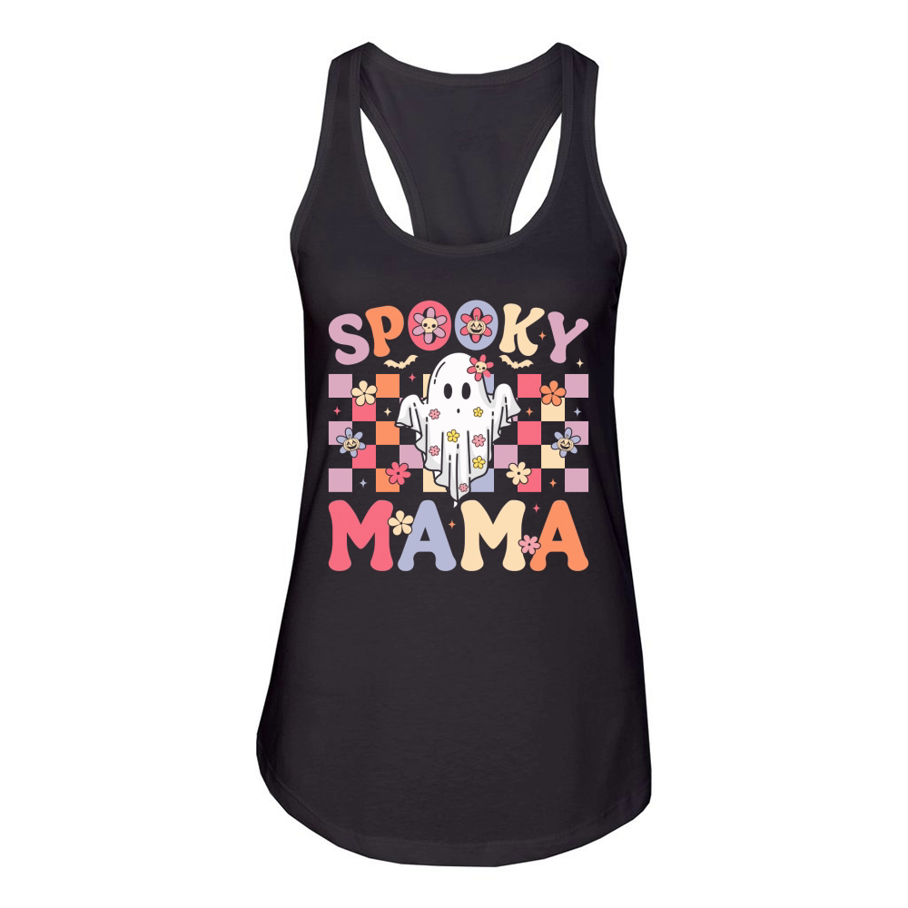 417. Spooky Mama Women's Racerback Tank