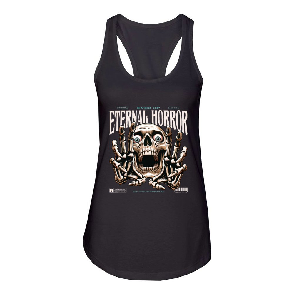 Eternal Horror Skull Women's Racerback Tank