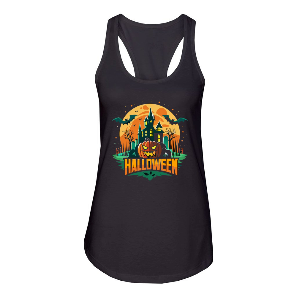 Unique Halloween 04 Women's Racerback Tank