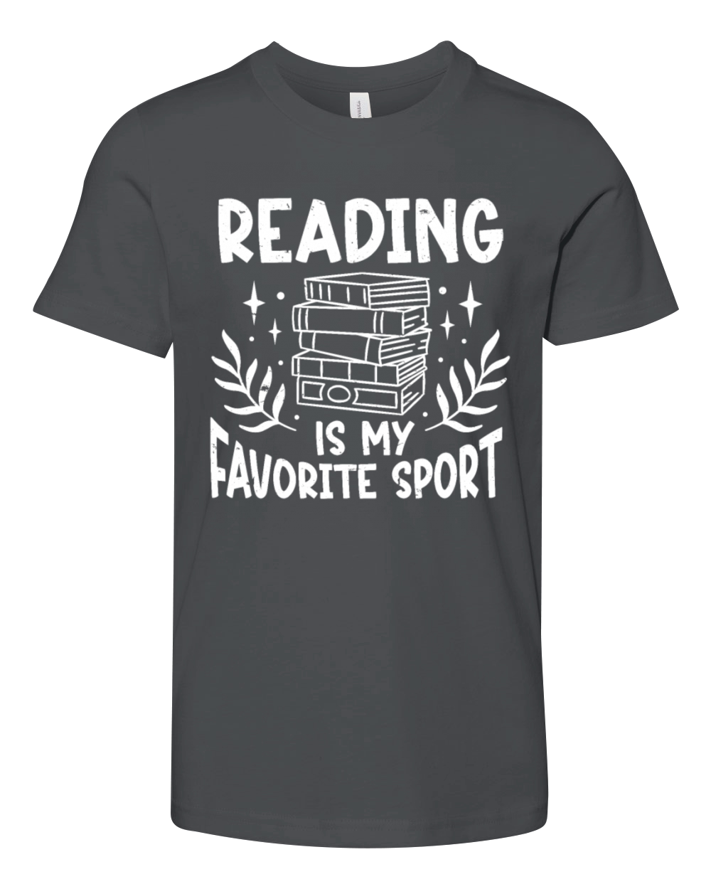 Reading Is My Favorite Sport Bookworm Youth Unisex Jersey Tee