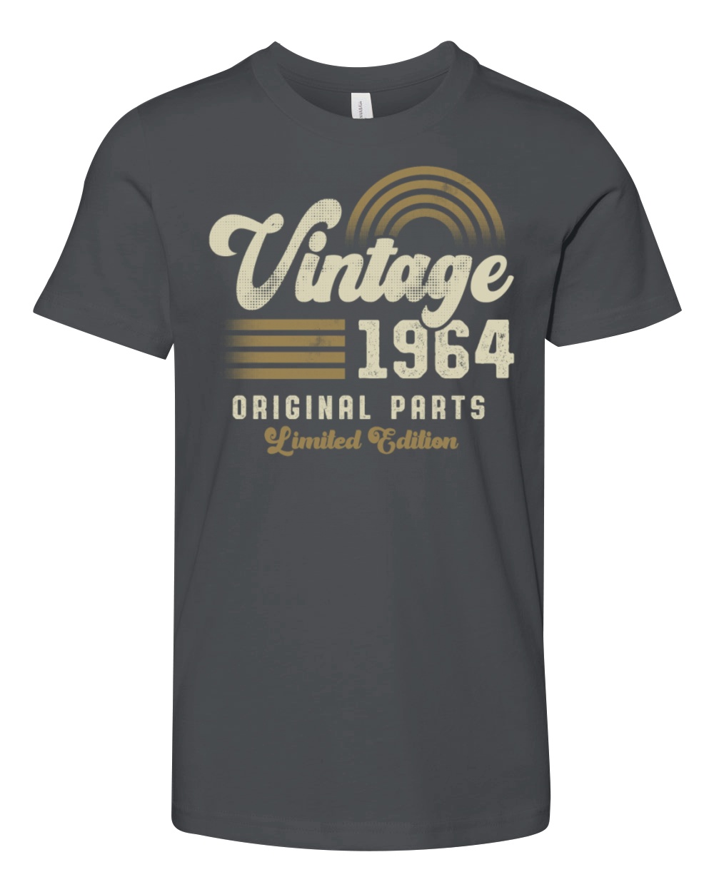 Vintage 1964 Birthday Retro Youth Unisex Jersey Tee