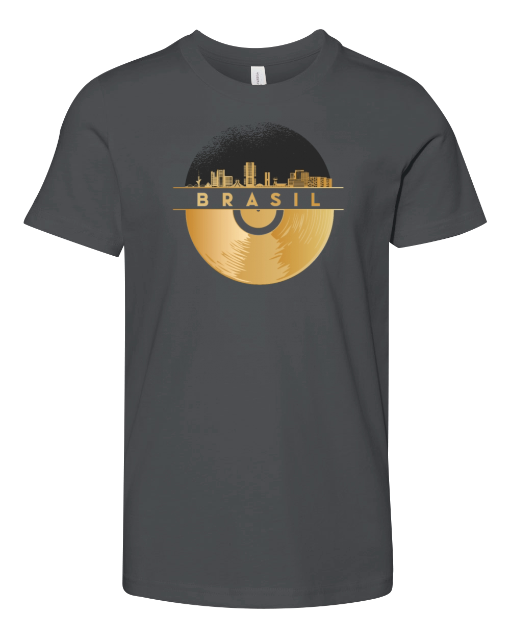 Vinyl-Record-Player Disco-Music Youth Unisex Jersey Tee
