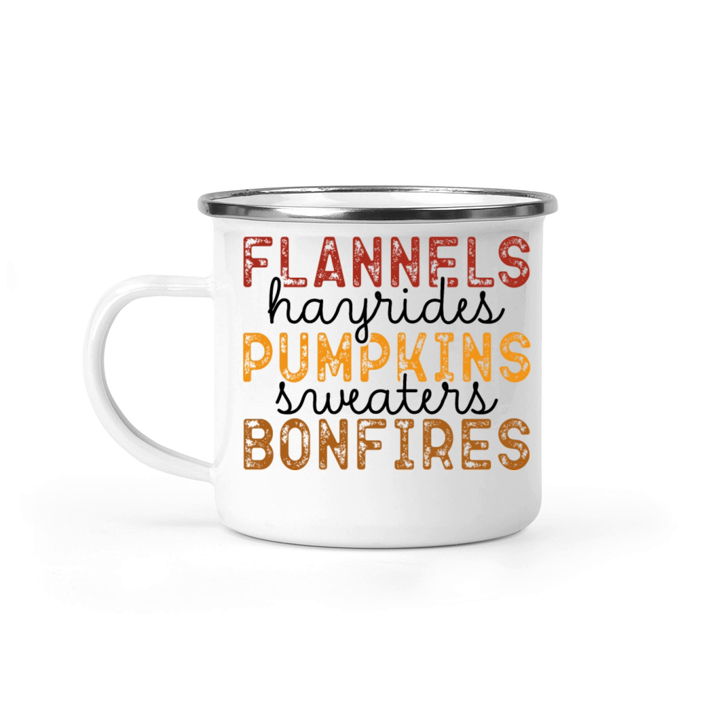 Vintage Fall Quote Camping Mug