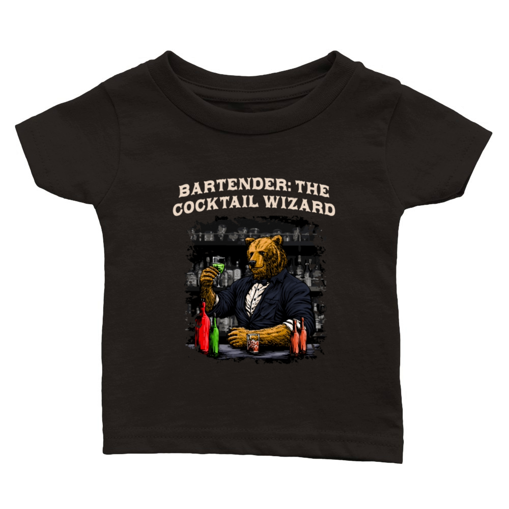 Bartender the Cocktail Wizard Bartending Expert Mi Classic Baby Crewneck T-shirt