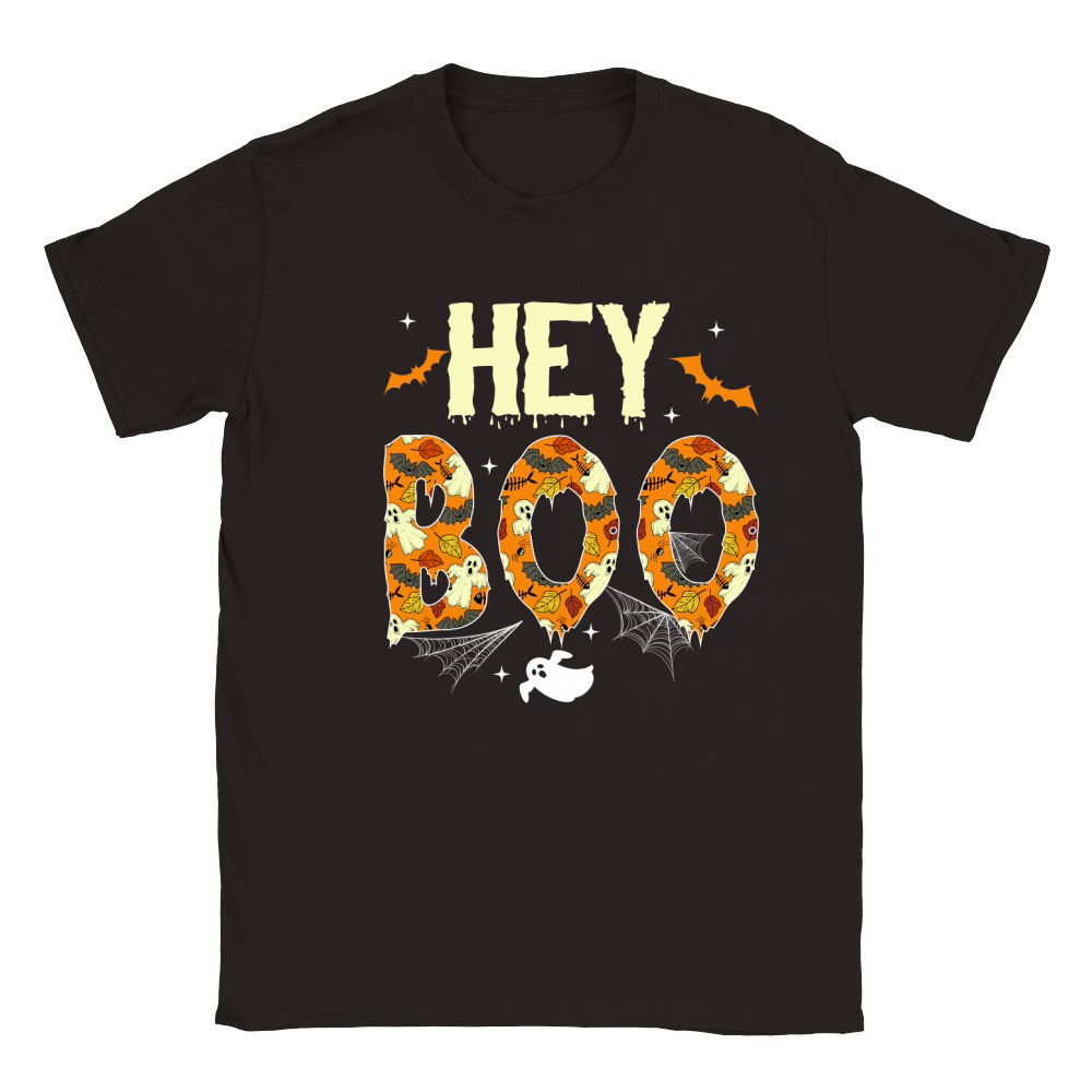 Hey Boo Classic Kids Crewneck T-shirt
