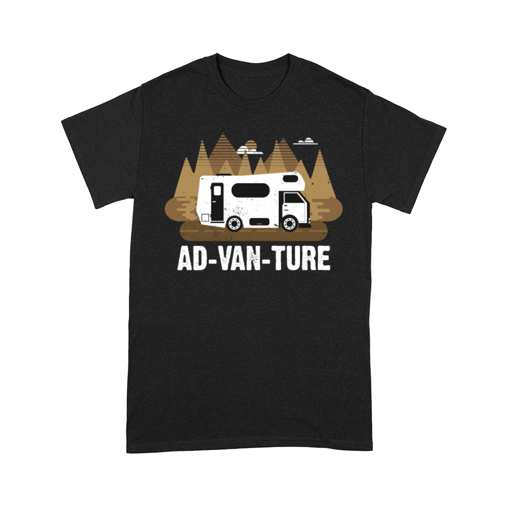 AD-VAN-TURE Funny Camper Van Life Vanlife Vintage Comfort T-shirt
