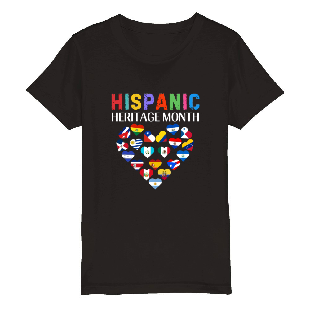 Hispanic Heritage Month celebrations Organic Kids Crewneck T-shirt