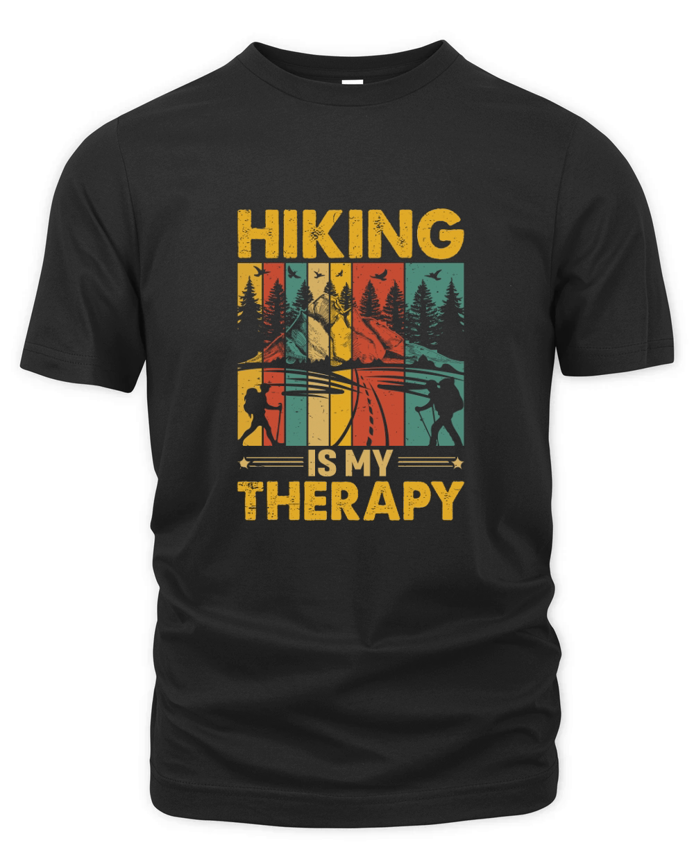 HIKING IS MY THERAPY Organic Unisex T-shirt