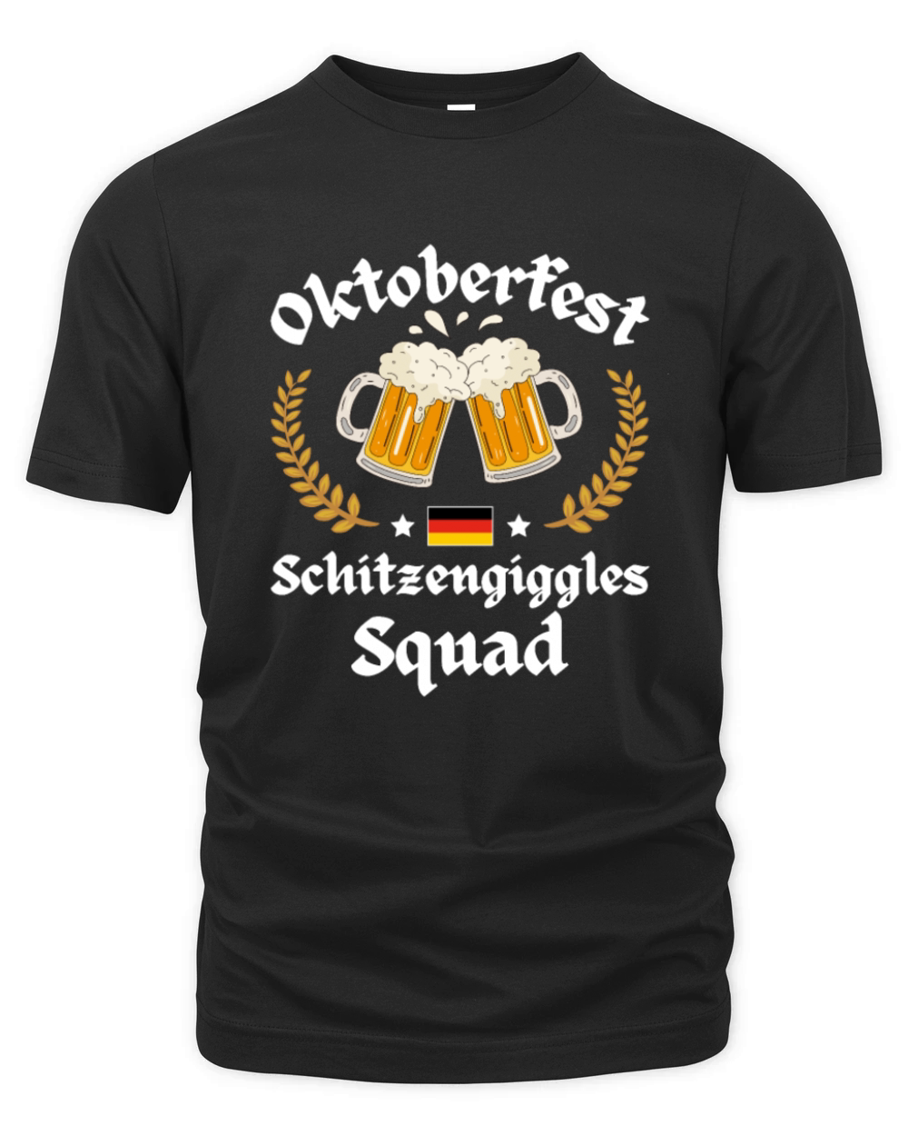 Oktoberfest Schitzengiggles Squad Funny Organic Unisex T-shirt