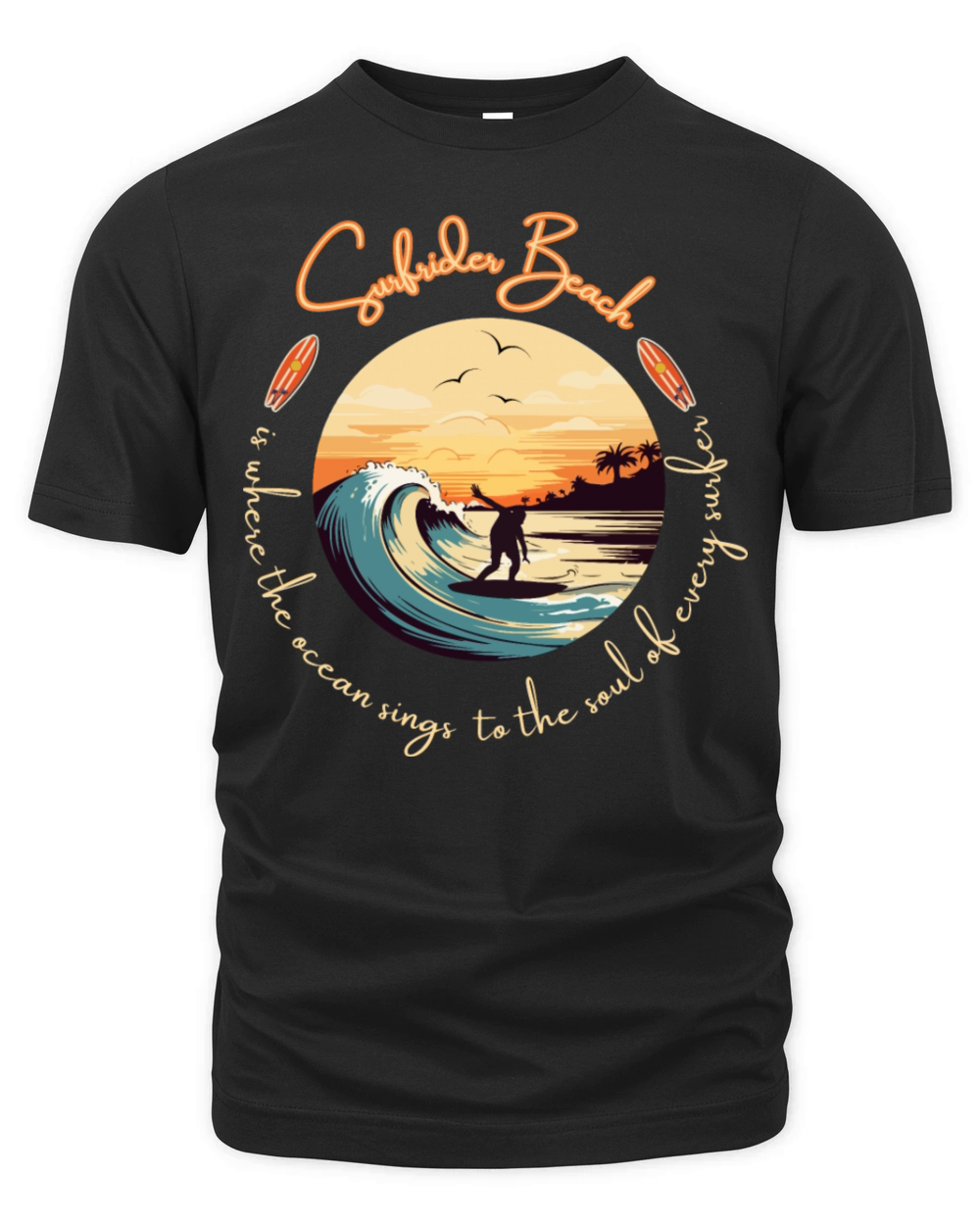 Surfrider Beach Organic Unisex T-shirt