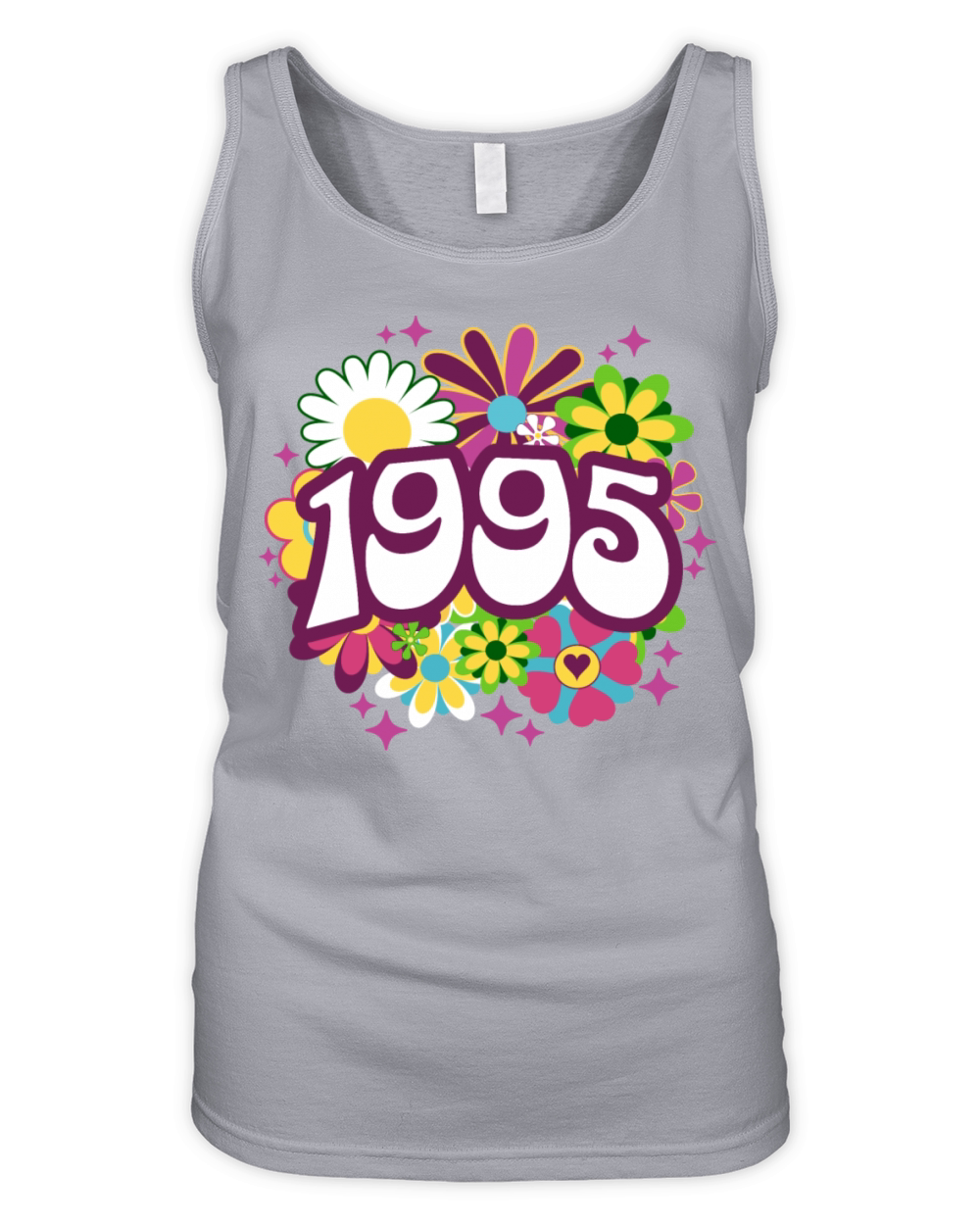 30 Years Vintage 1995 Retro 30th Birthday Woman Organic Women's Tank Top