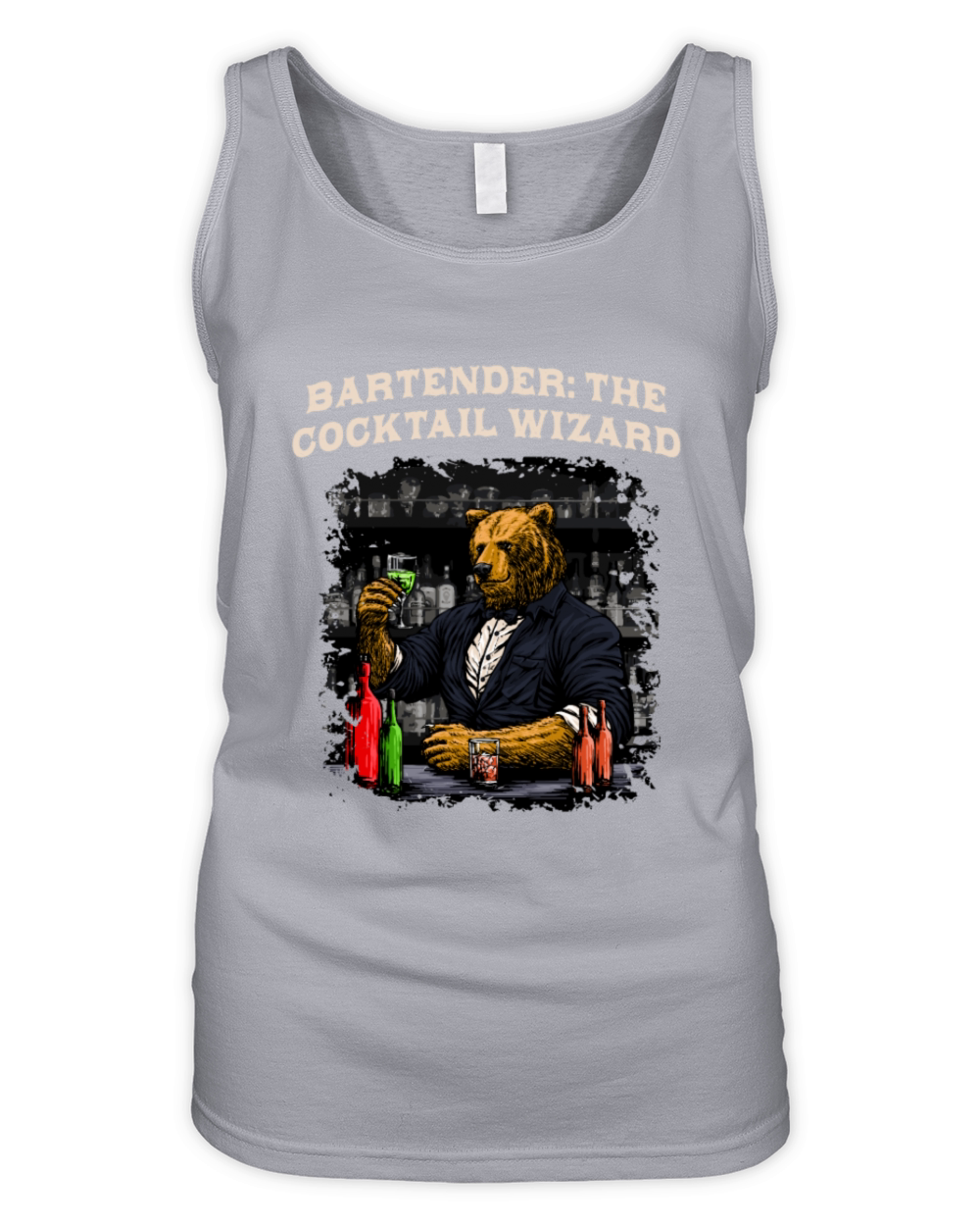 Bartender the Cocktail Wizard Bartending Expert Mi Organic Women's Tank Top