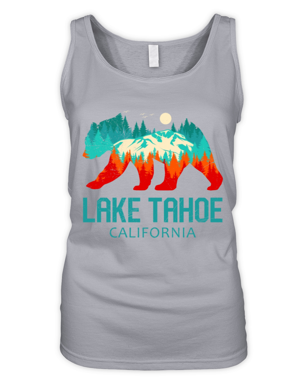 LAKE TAHOE CALIFORNIA Nevada Vintage Vacation Organic Women's Tank Top