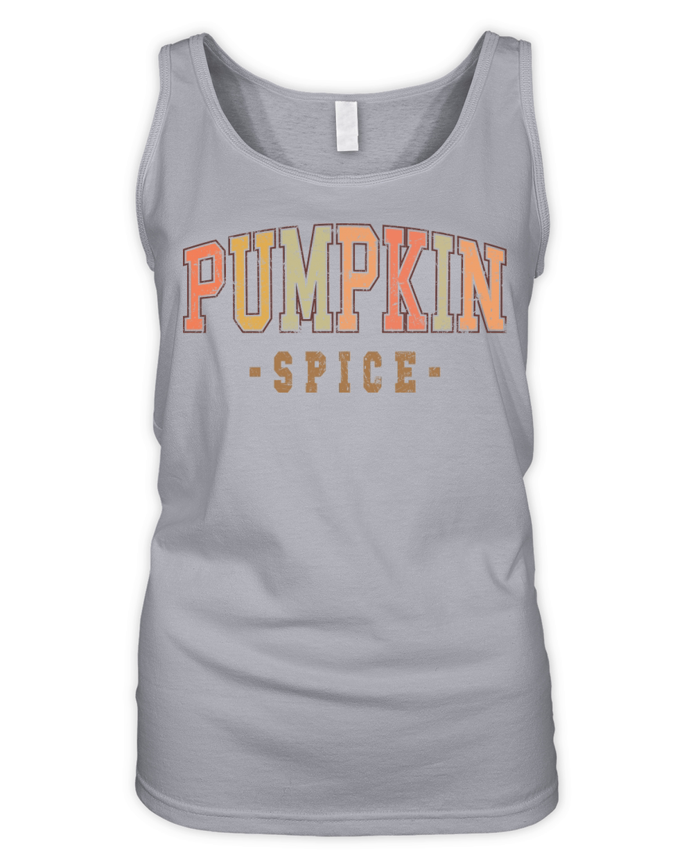 Pumpkin Spice Retro Organic Women's Tank Top