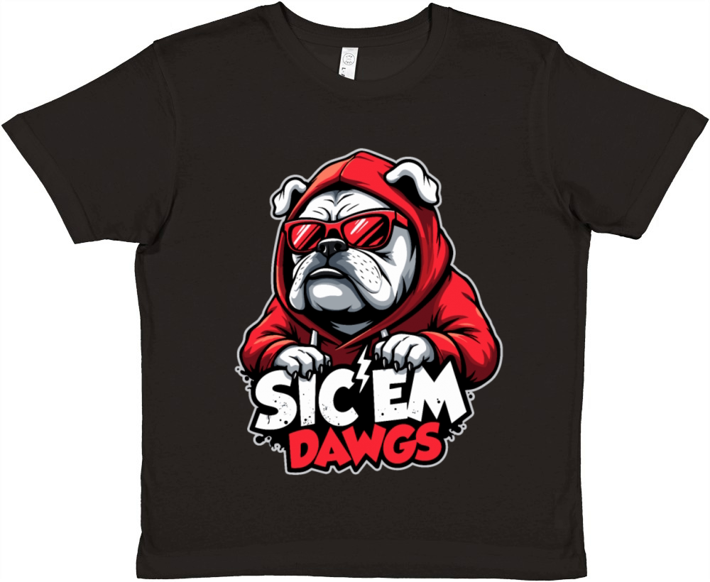 Bulldogs Game Day Vintage Spirit Premium Kids Crewneck T-shirt