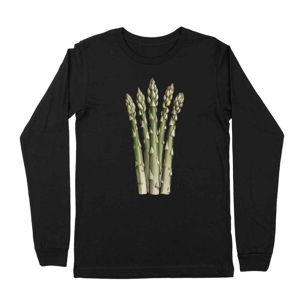 Vegetable Asparagus Retro Vintage Premium Long Sleeve