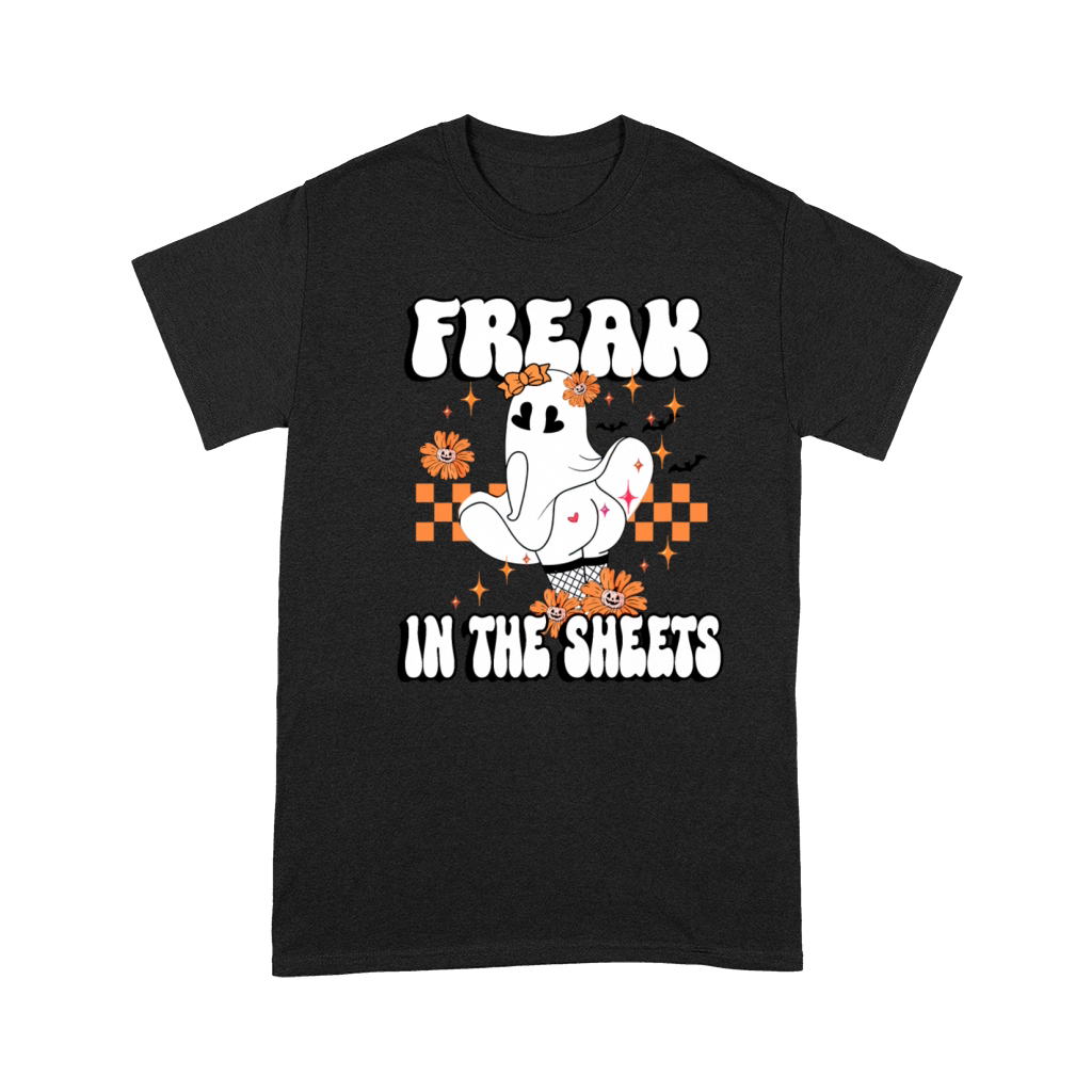Freak In The Sheets funny Boo Ghost Halloween girl Premium T-shirt