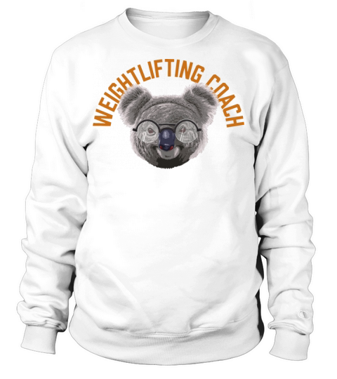 Koalified Weightlifting Coach Weightlifter Funny W Sweatshirt Unisex