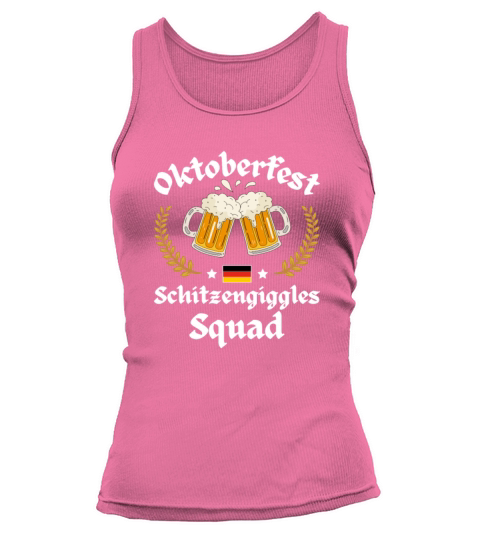 Oktoberfest Schitzengiggles Squad Funny Tank top Woman