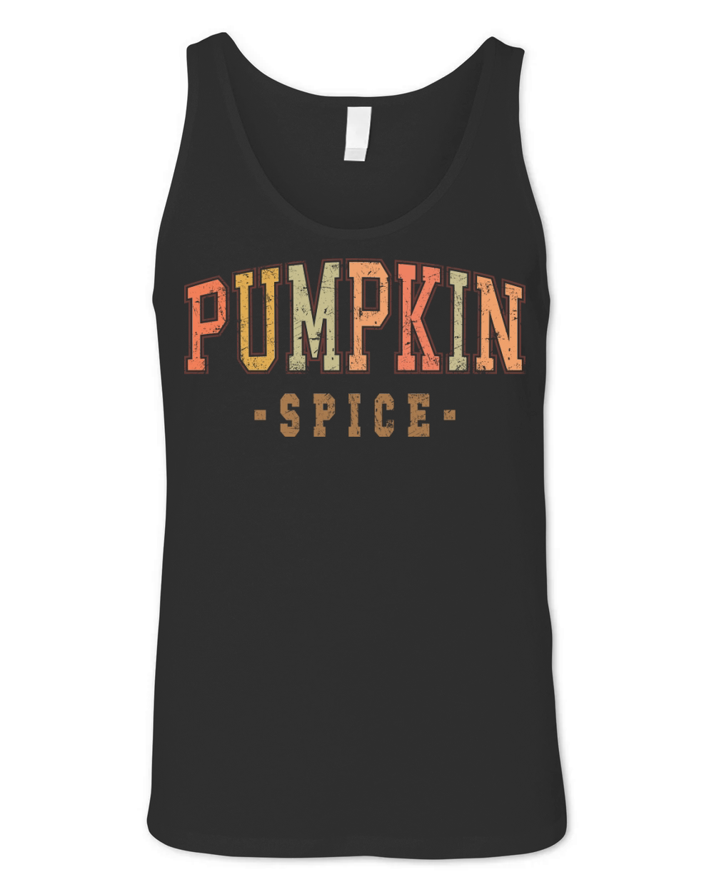 Pumpkin Spice Retro Unisex Jersey Tank