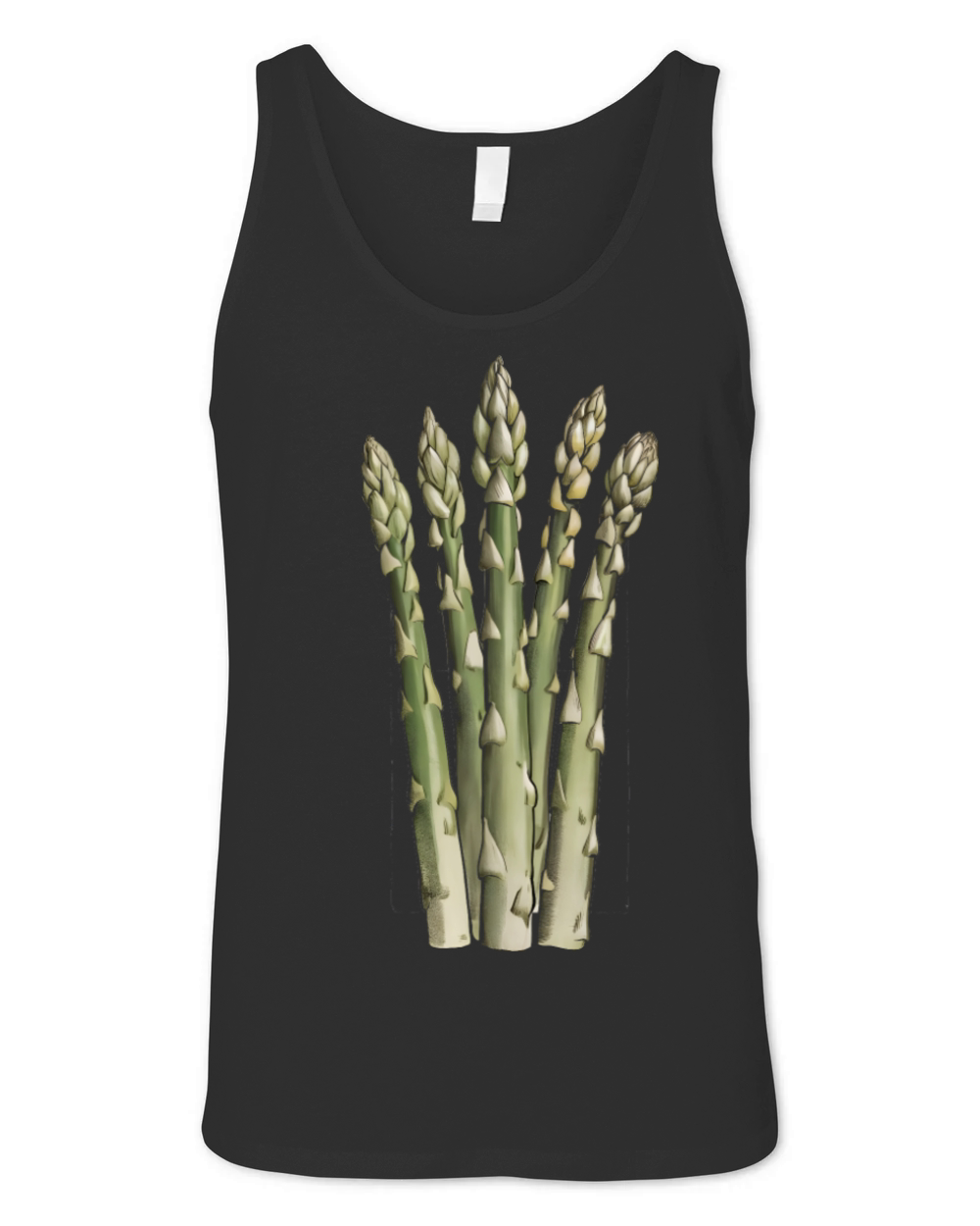 Vegetable Asparagus Retro Vintage Unisex Jersey Tank