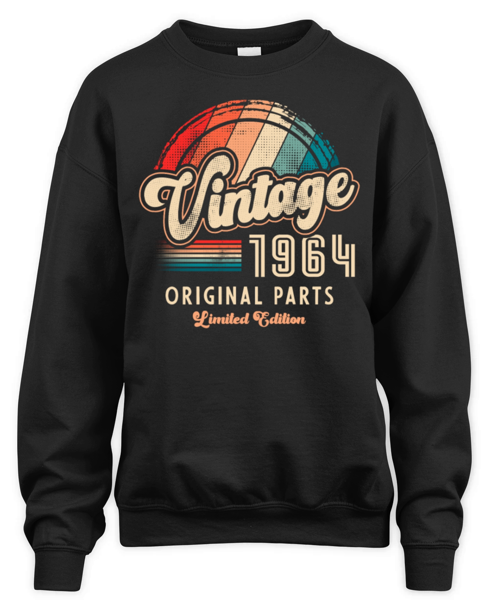 Vintage 1964 Birthday Retro Unisex Premium Crewneck Sweatshirt