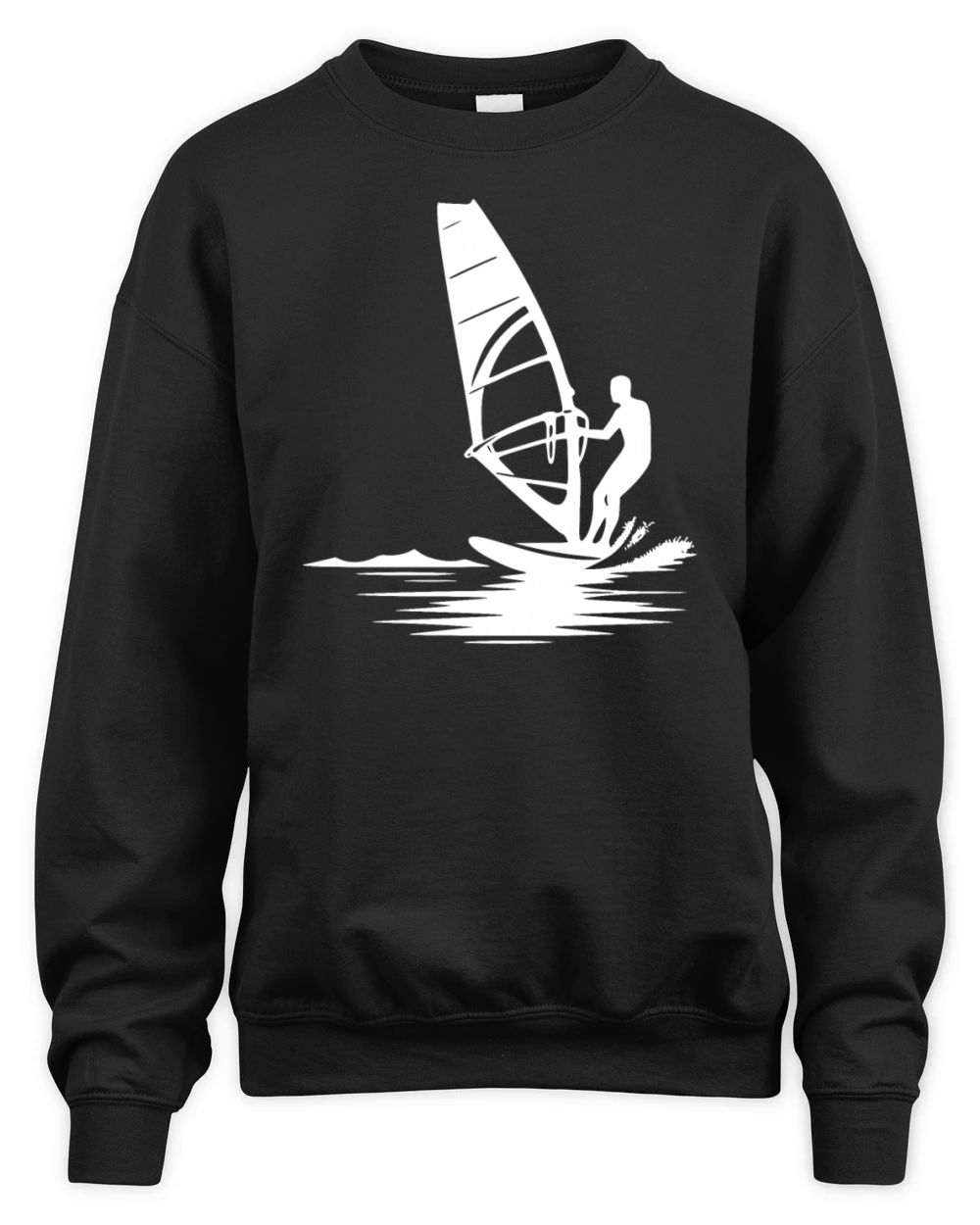 Windsurfer Surf Training Water And Wind Unisex Premium Crewneck Sweatshirt