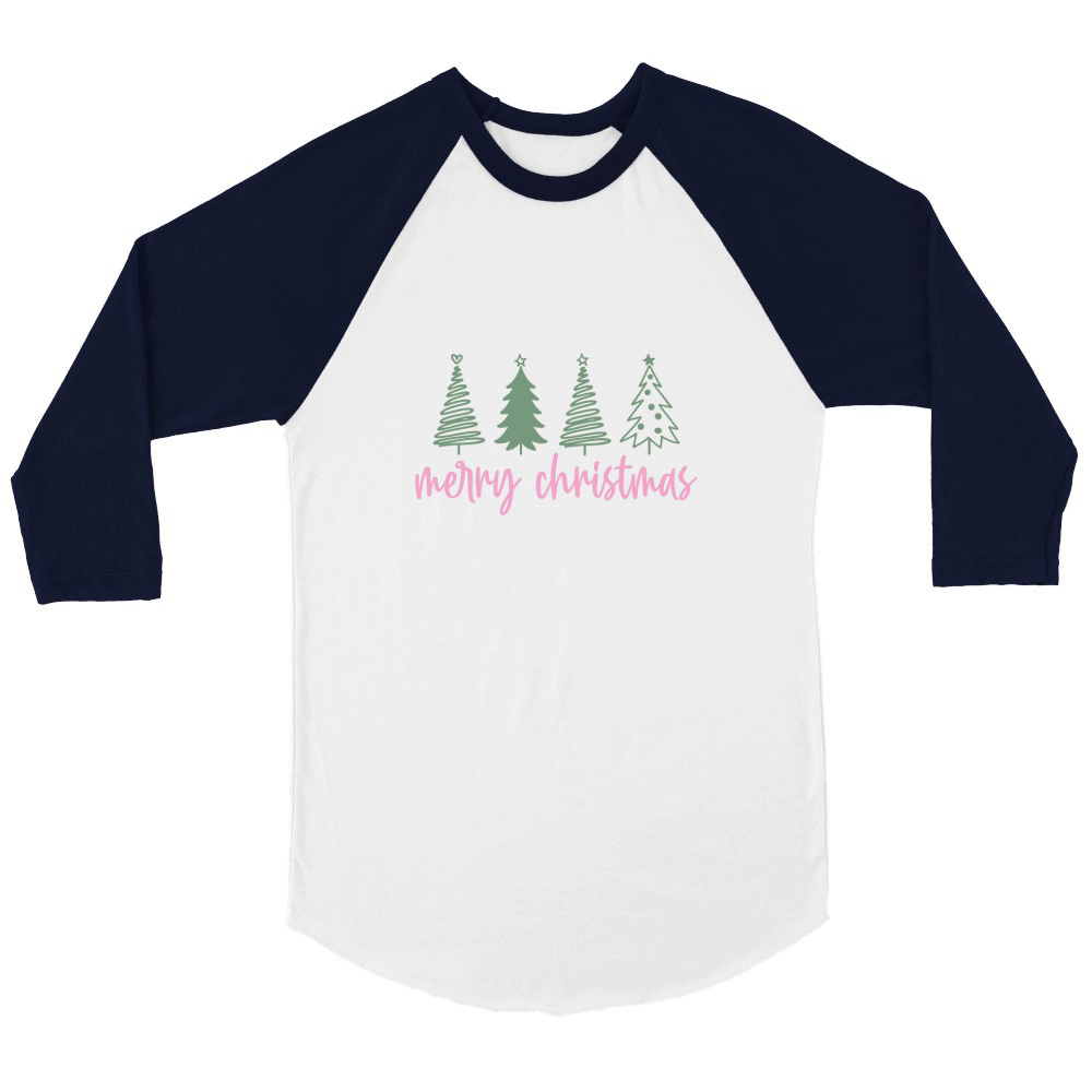 Merry Christmas 9.06 Unisex ¾ sleeve Raglan T-shirt