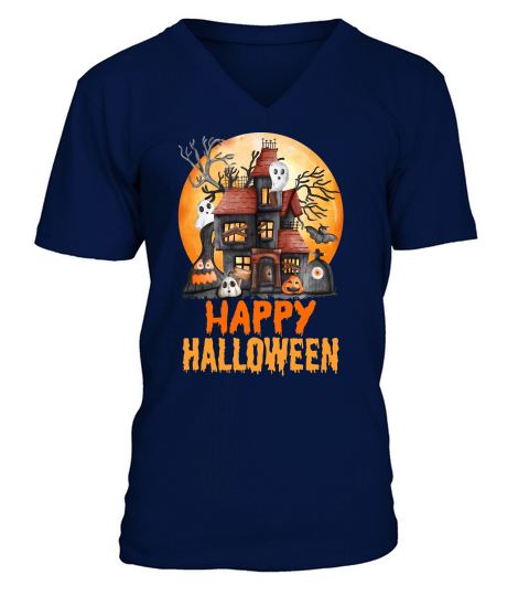 Happy Halloween V-Neck T-shirt