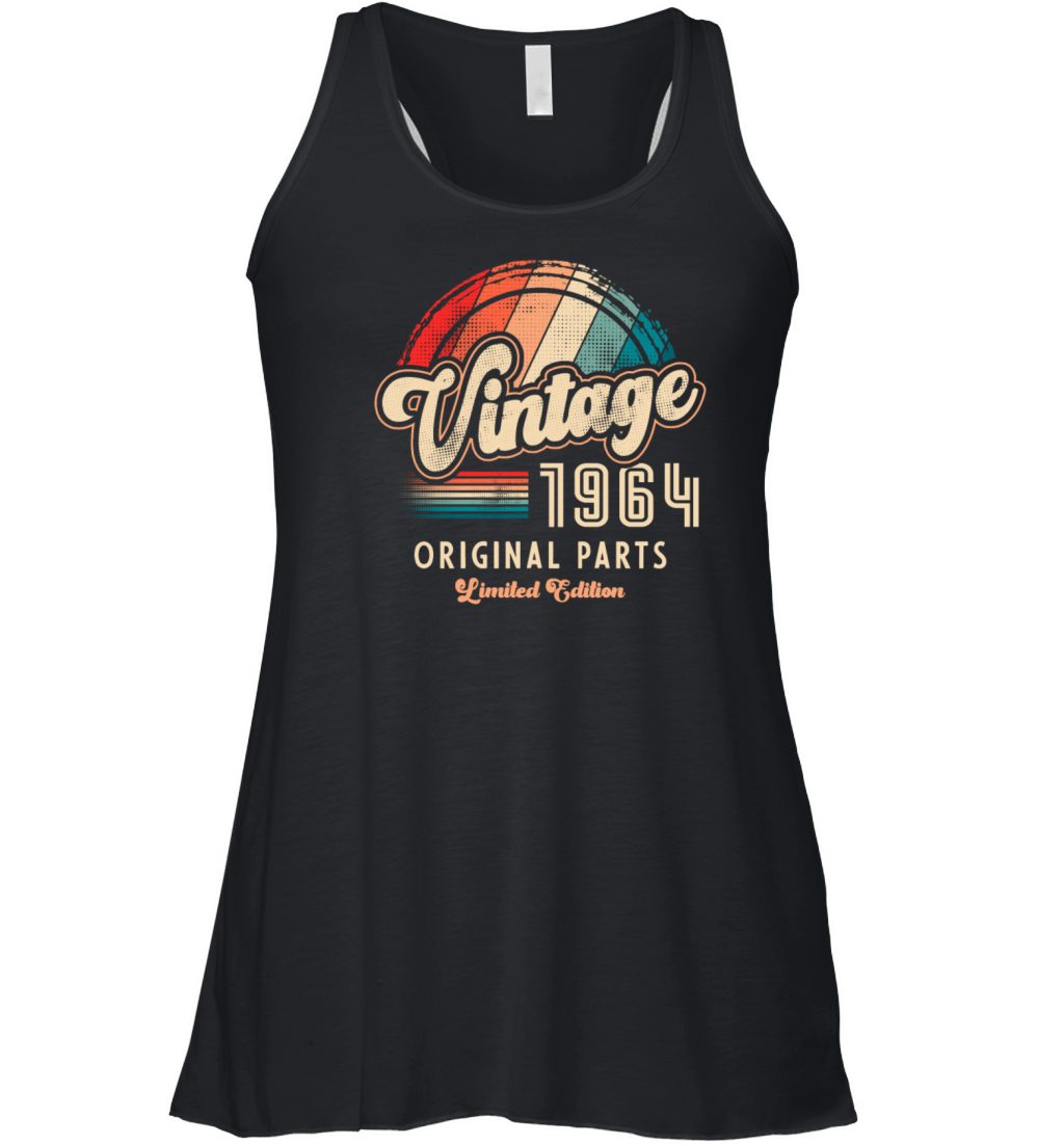 Vintage 1964 Birthday Retro Women's Flowy Tank Top