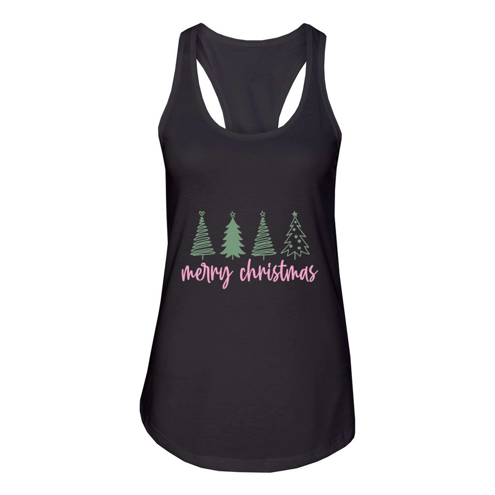 Merry Christmas 9.06 Women's Racerback Tank