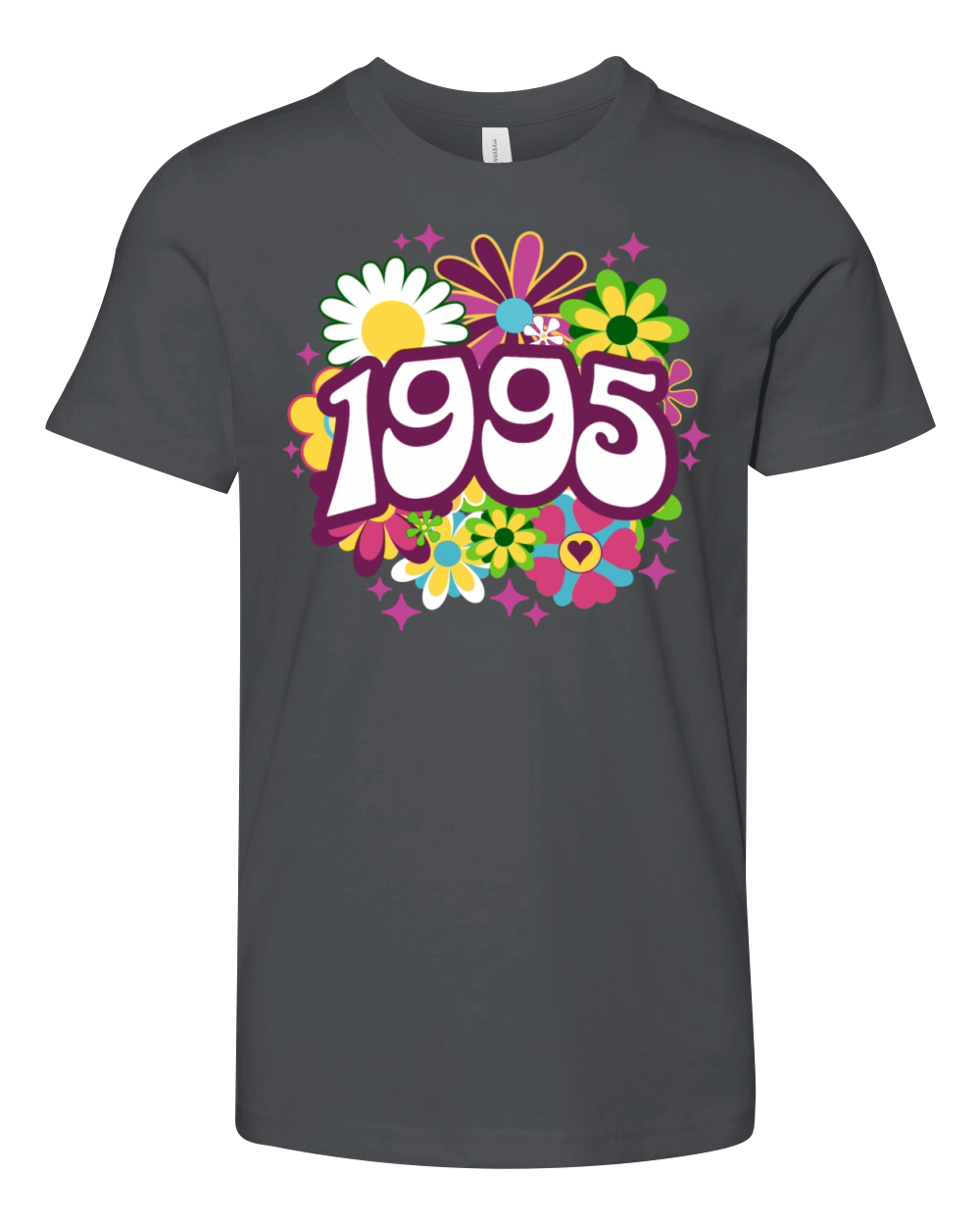 30 Years Vintage 1995 Retro 30th Birthday Woman Youth Unisex Jersey Tee