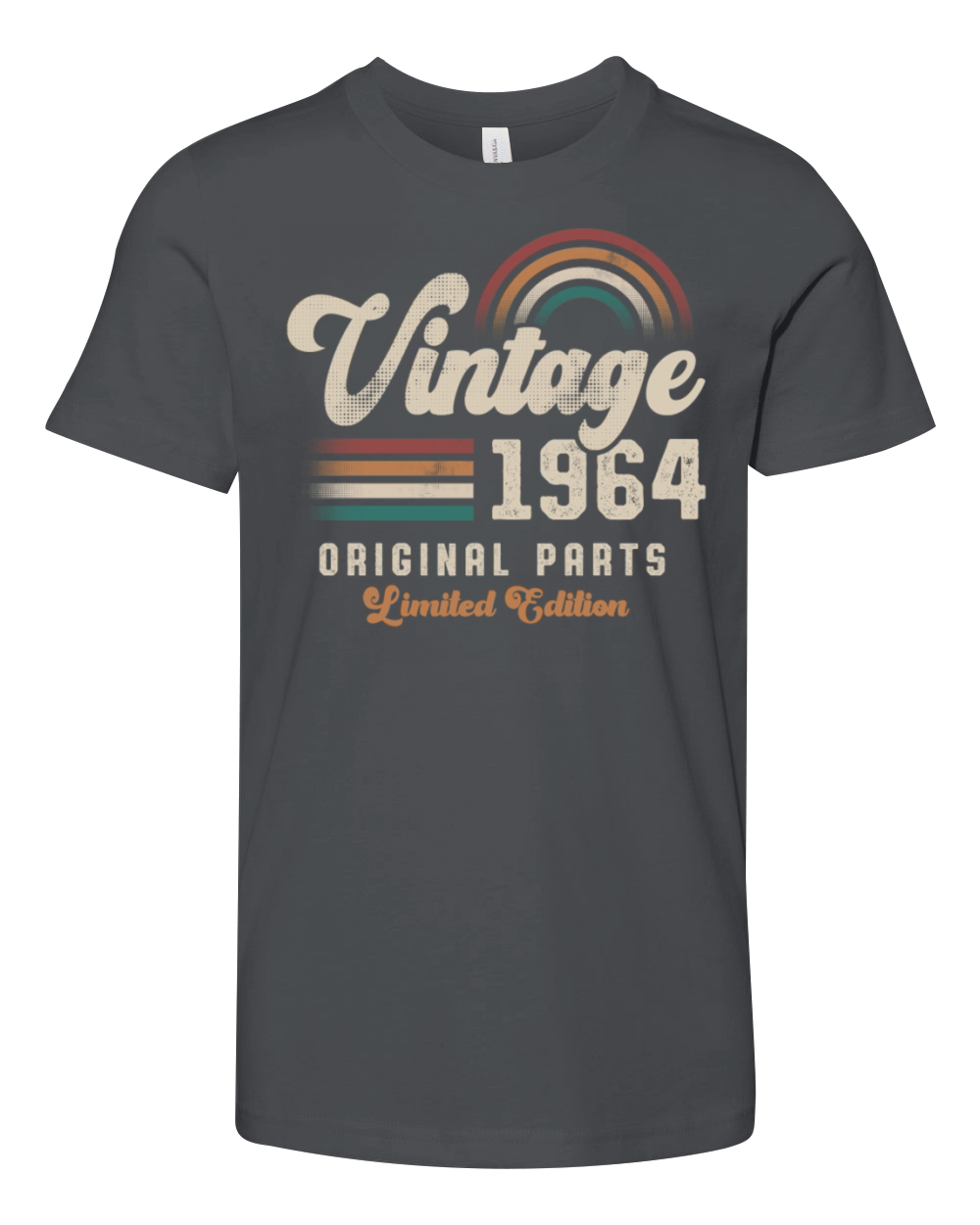 Vintage 1964 Birthday Retro Youth Unisex Jersey Tee