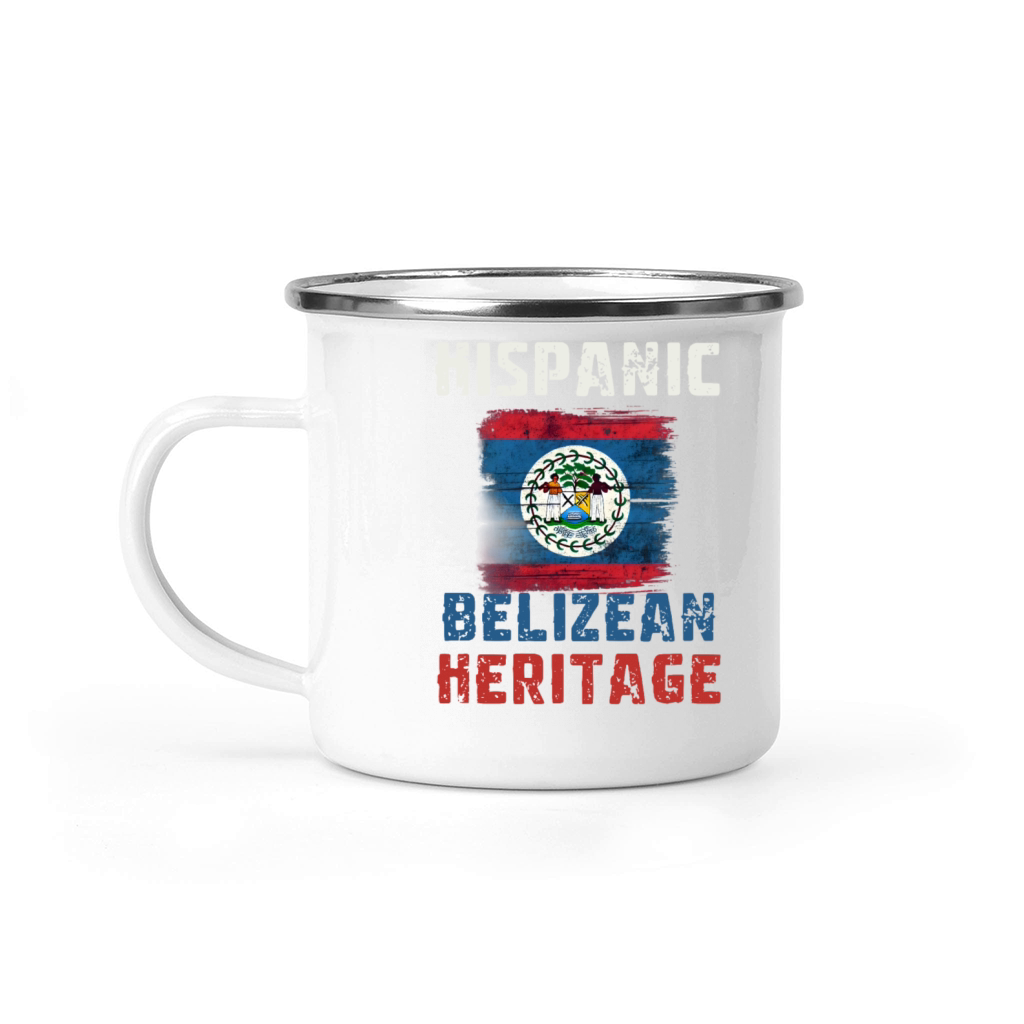 Belizean Heritage Pride - Hispanic Heritage Month Camping Mug