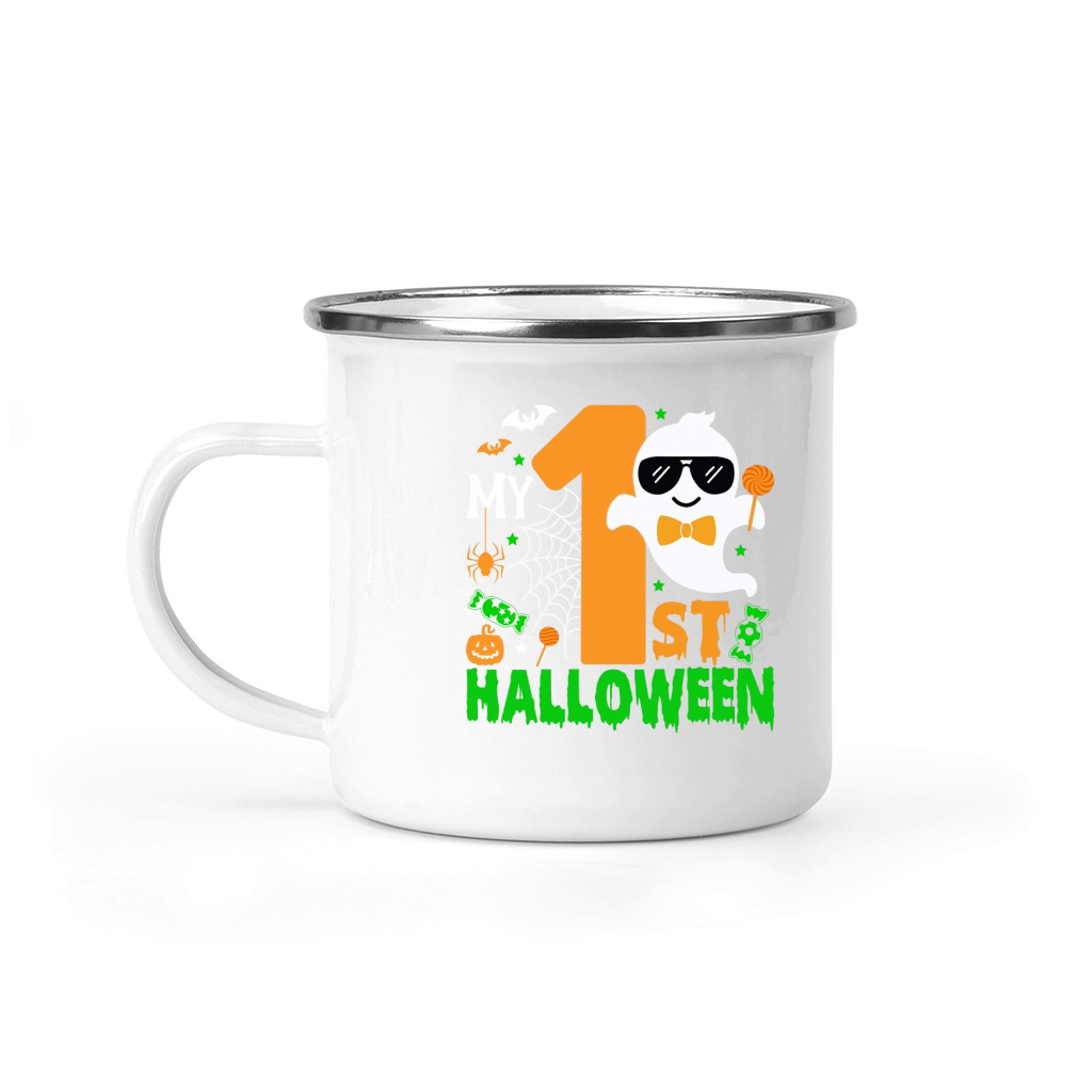 my 1st halloween Camping Mug