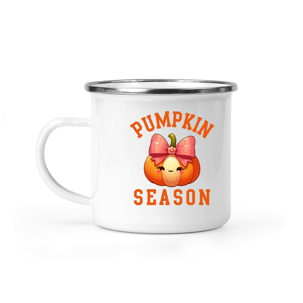 Pumpkin Season (color) Camping Mug