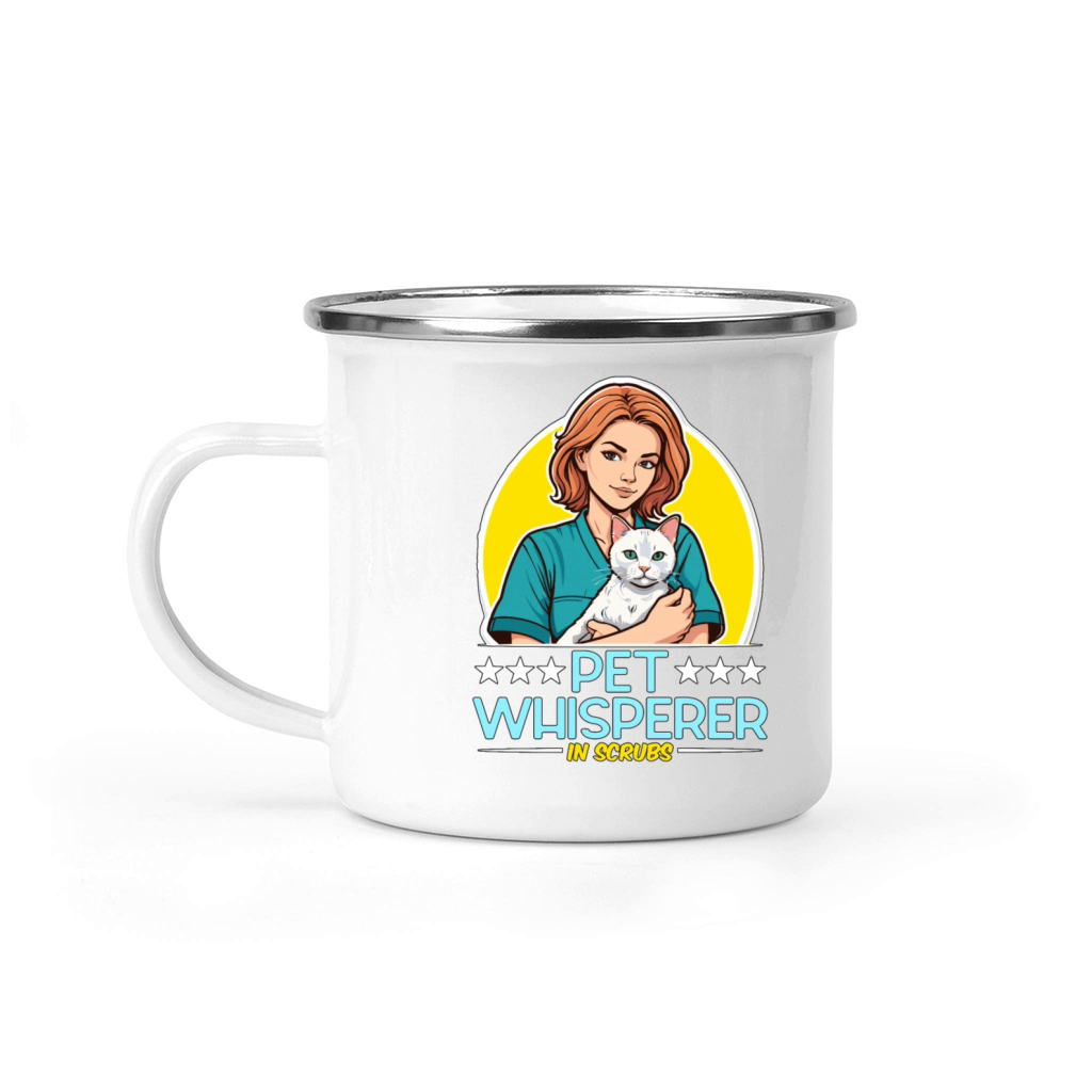 Veterinary Technician Pet Whisperer Animal Lover Camping Mug