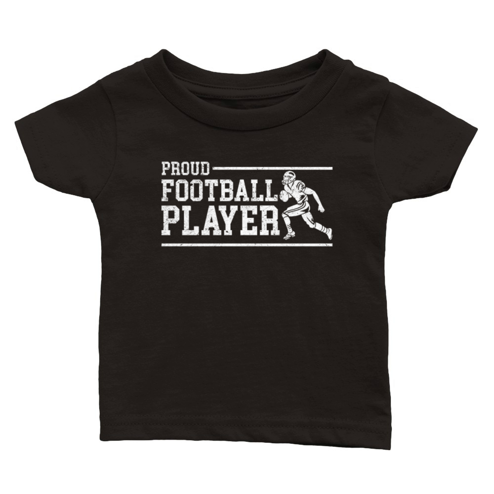 American Football Game - Proud Football Player Classic Baby Crewneck T-shirt