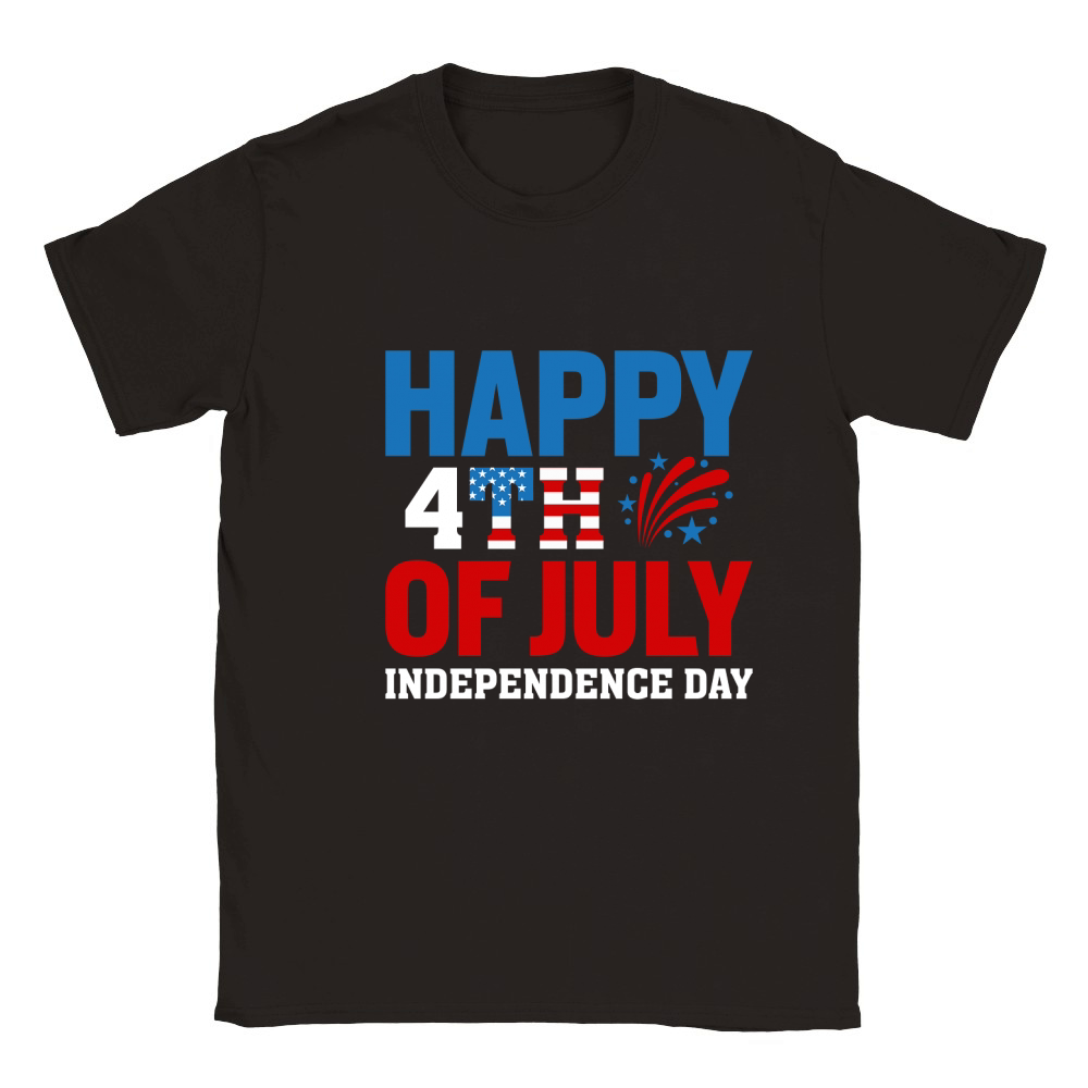 Happy 4th of July Independence (4) Classic Kids Crewneck T-shirt